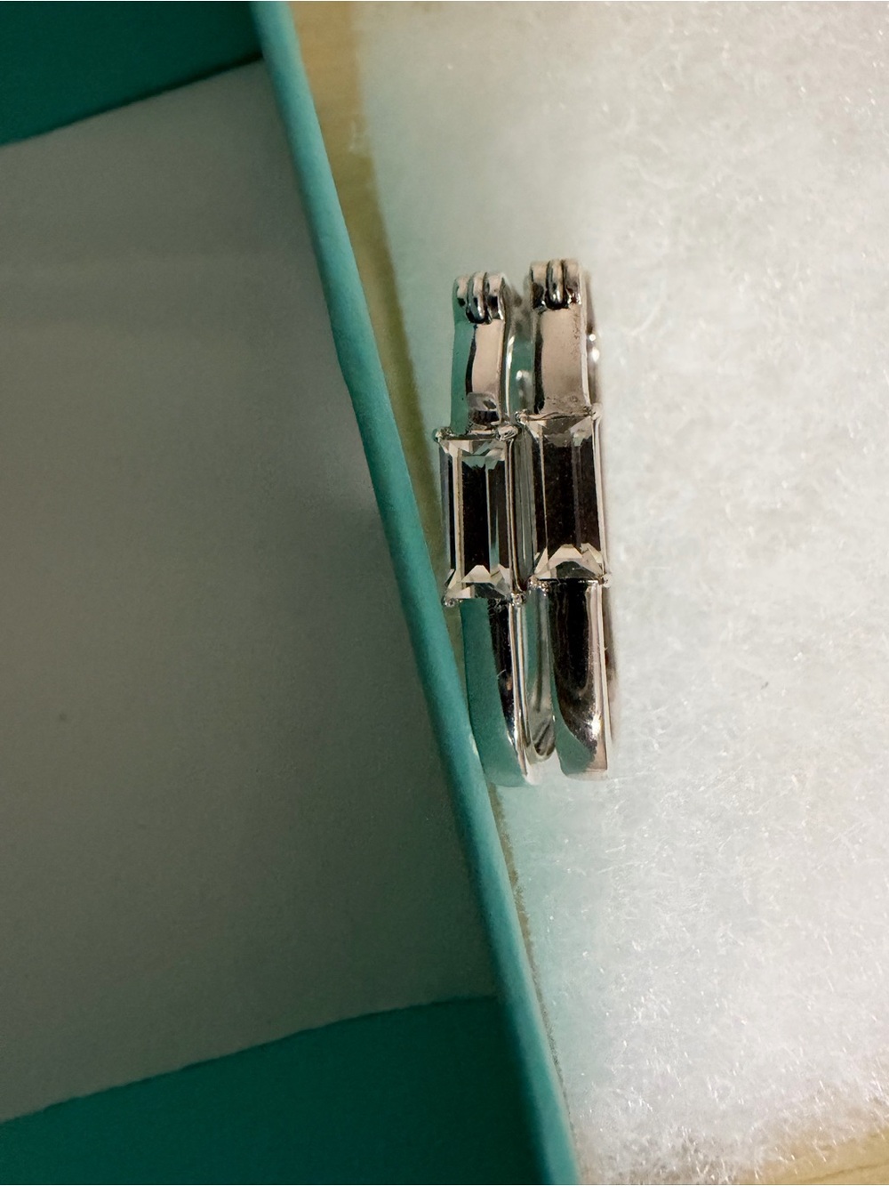 Looped In Earrings, Crystal - Picture 2 of 3